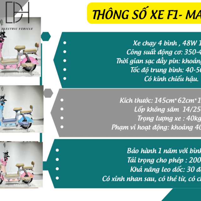 Mẫu Xe Điện F1