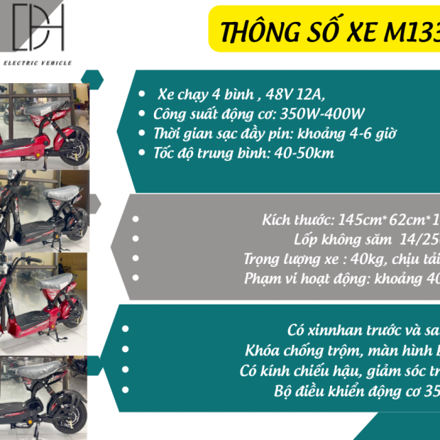 Mẫu Xe Điện M133
