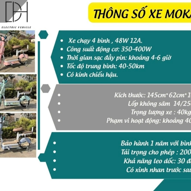 Xe Đạp Điện Moka